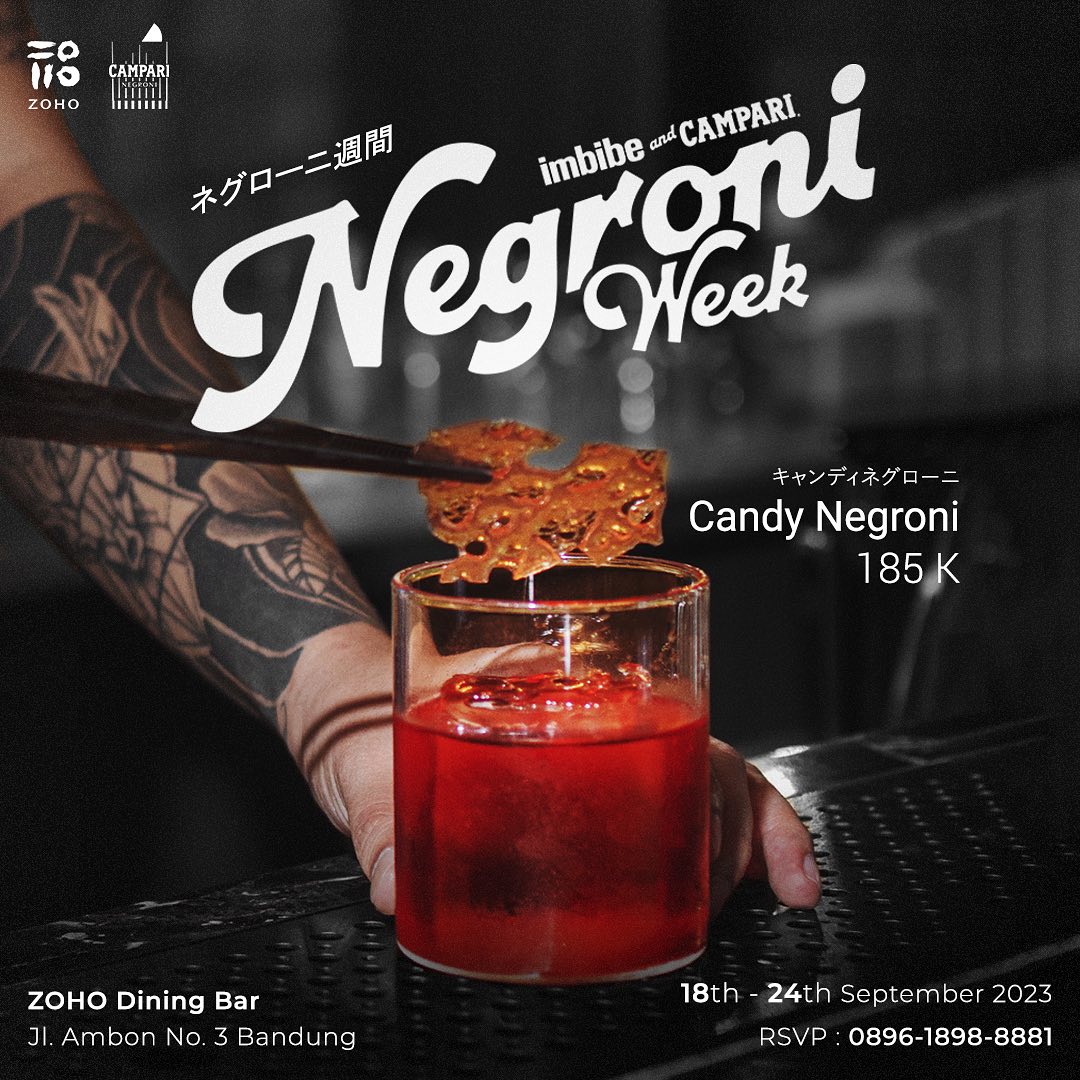 Where to Celebrate Negroni Week in Bandung | What's New Indonesia